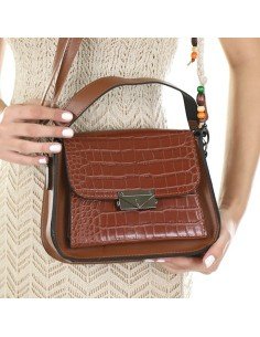 Bolso de piel Marrón Pequeño