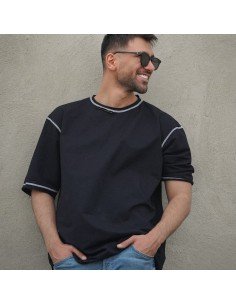 Camiseta Negra Manga Corta